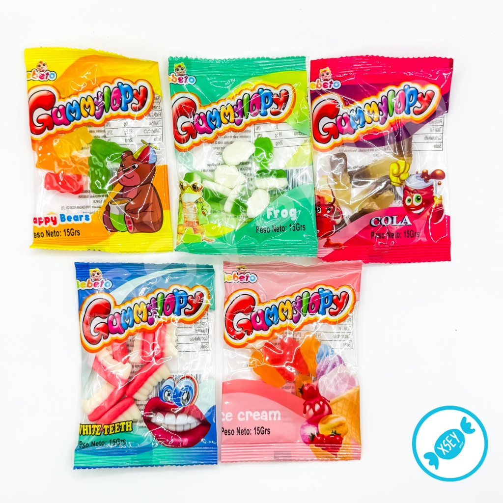 กัมมี่โลปี้แฟนซี แบร์ กบ โคล่า ฟันและไอติม 1 กล่อง 30 ชิ้น