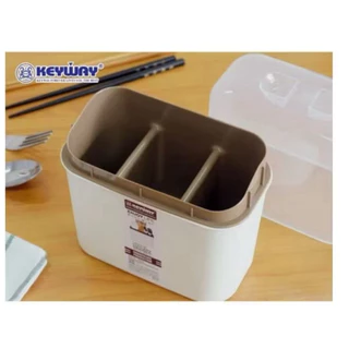 keyway กล่องใส่ตะเกียบ ช้อน ส้อม หลอด มี 3ช่อง KLC-103.