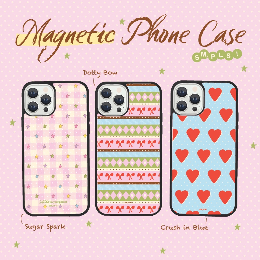 *มีแม่เหล็ก*  XR - 17 Series พร้อมส่ง ⭐️ TPU Megnatic Phone Case เคสโทรศัพท์แม่เหล็กขอบซิลิโคนดำ (Girlie Kit Col.)