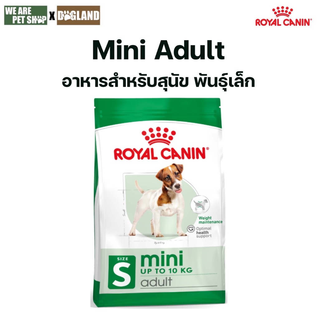 Royal Canin Dog 4 Kg.Mini Adult สุนัขพันธุ์เล็ก