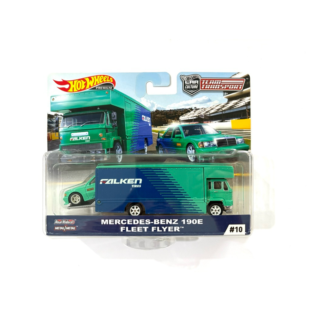 Hot Wheels | MERCEDES -BENZ 190E FLEET FLYER ~ TEAM TRANSPORT | 🛞เป็นล้อยาง | 📦สินค้ามีพร้อมส่ง