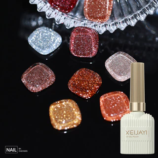 Xeijayi สีแฟลช สีเจลแฟลช 15ML (สีเจลต้องอบเท่านั้นถึงจะแห้ง)