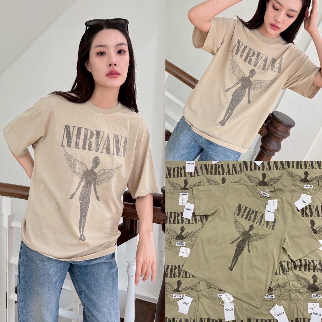 VL ยืดแบรนด์ดัง ดีเทลสกรีนลาย คอลใหม่ผ้าสลาฟ  ใส่สบาย  ชนช็อปเกาหลีเลยค้า ทรงสวย ผ้าดี ใส่ยังไงก็ไม่โป๊ะ