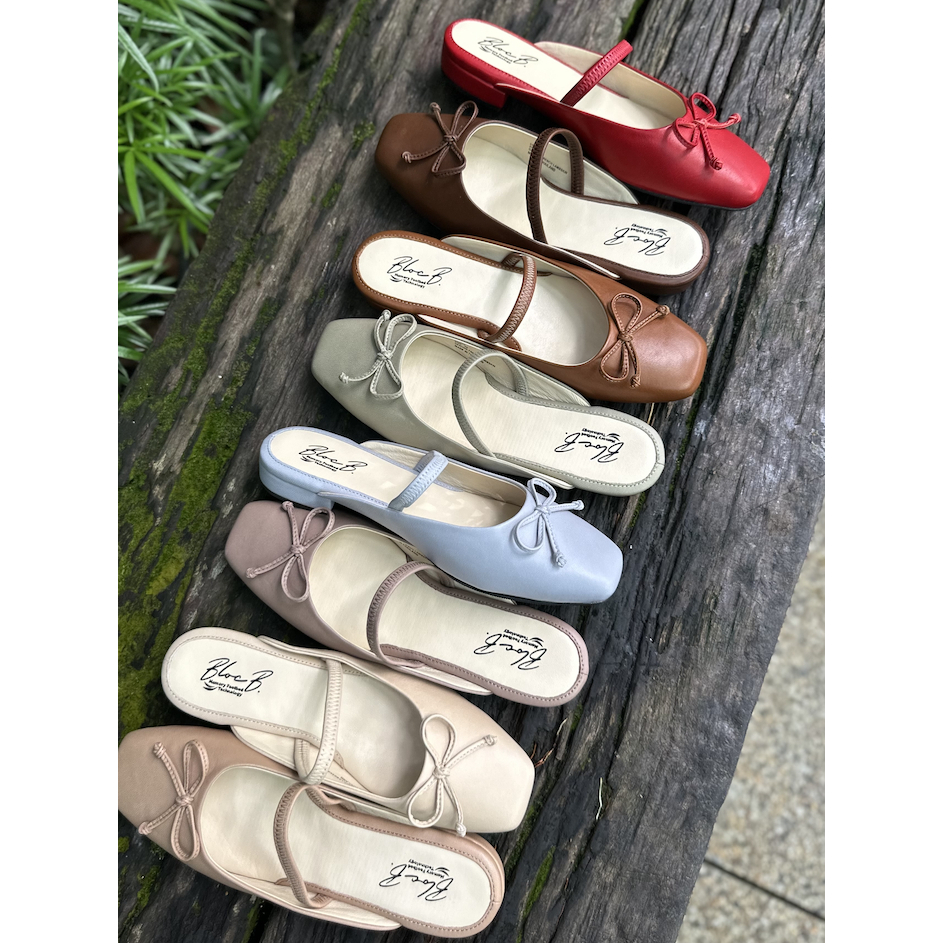 [พร้อมส่ง] Bloc B. Zoe sandals - รองเท้าแตะทรง mary jane หนังแกะแท้