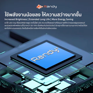 【3FREE1】 Randy มอก.หลอดไฟ LED แผงไฟ3สีในหลอดเดียว LED Bulb 24W 38W 54W หลอดแอลอีดี LAMP ใส่ขั้วG13
