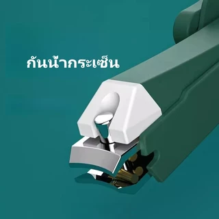BOSLH กรรไกรตัดเล็บสร้างสรรค์พร้อมแว่นขยายสําหรับเล็บสแตนเลสป้องกันการกระเด็นที่ใช้งานได้จริง