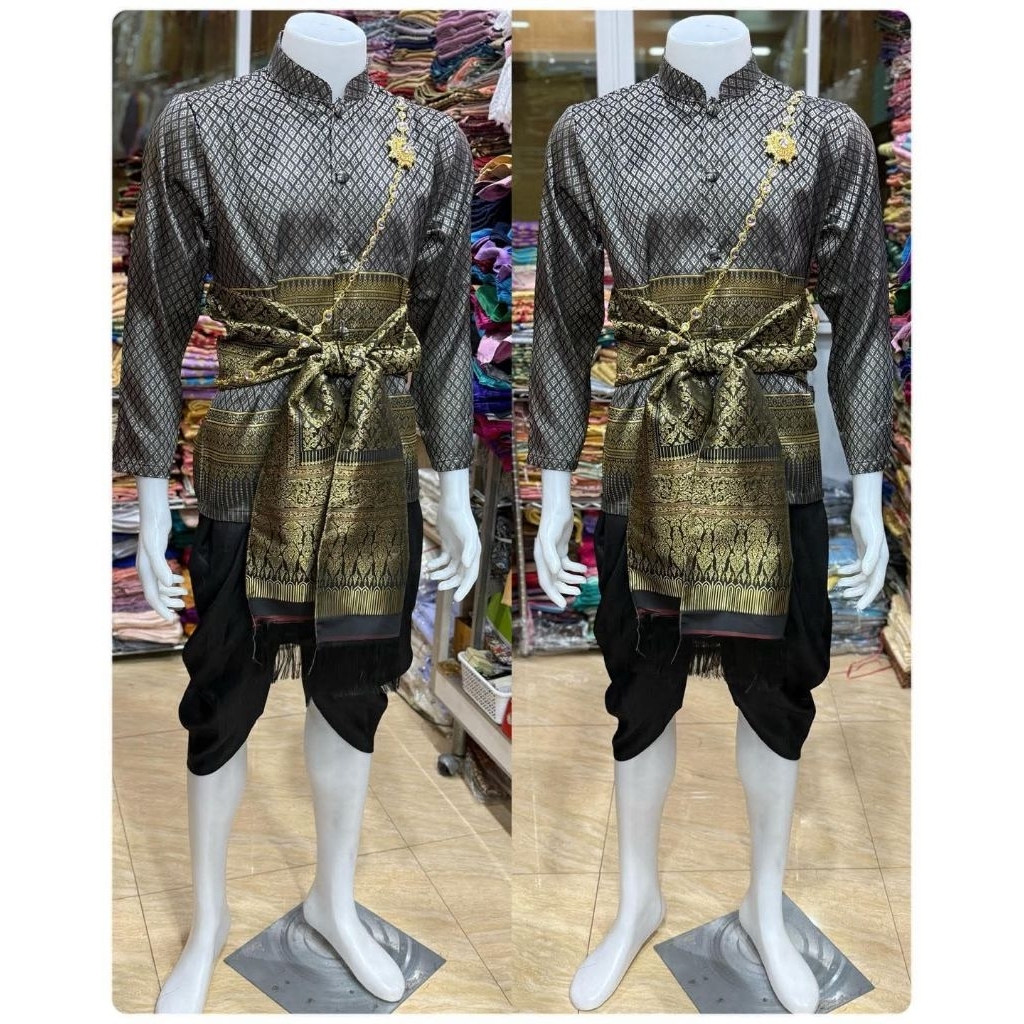 ชุดไทยชาย ชุดไทยหล่อๆ ชุดไทยผู้ไหญ่ ชุดไทยออกงาน สวยพรีเมี่ยม พร้อมส่ง ราคา ถูกที่สุด ดีลบีเคเค แกลเลอรีภาพที่ 6