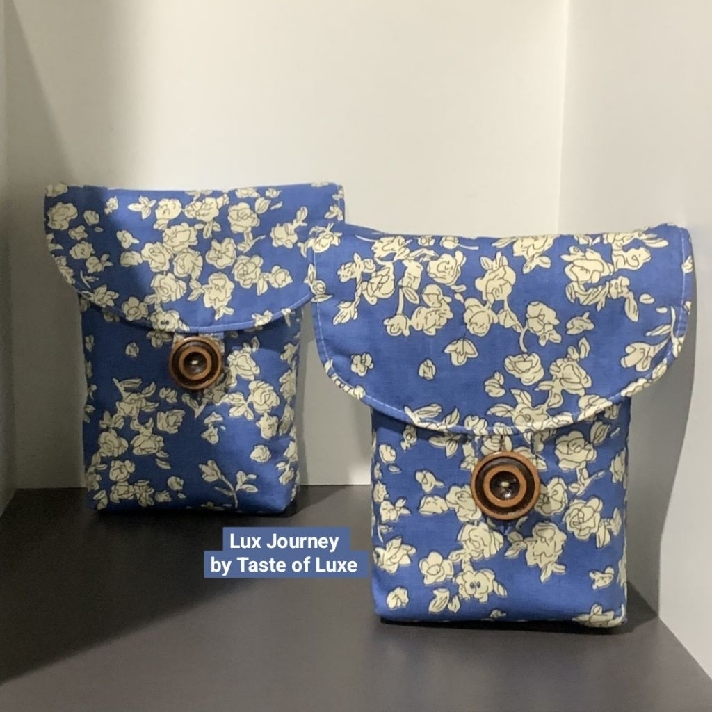 ถุงผ้าถนอมหน้าไพ่บุนุ่มภายใน :Lt Blue Tarot Bag Standard Size / Handmade