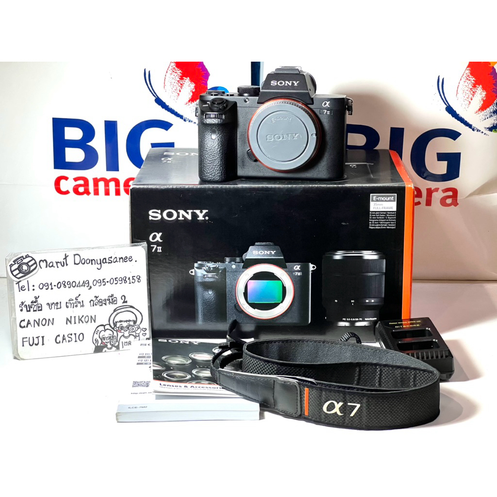 Sony A7ii (Body) เมนูไทย อดีตประกันศูนย์ (สินค้ามือสอง)