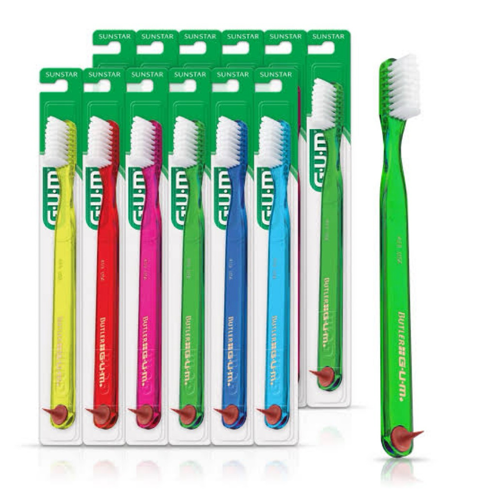 Sunstar Butler GUM 411 Toothbrush แปรงสีฟัน ที่ทันตแพทย์ แนะนำ