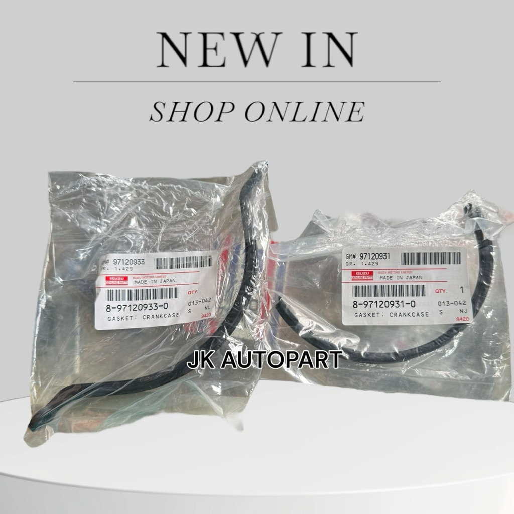 ยางคออ่างเส้นหน้า ISUZU TFR 2.5 4JA1 มีหู (8-97120933-0) ยางคออ่างเส้นหลังไม่มีบ่า (8-97120931-0) แท