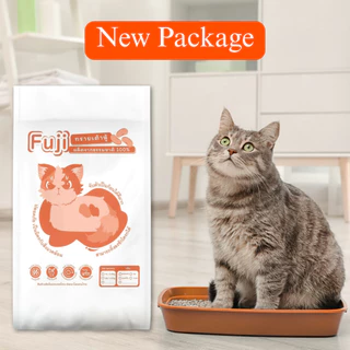 Fuji ทรายแมวเต้าหู้ พรีเมี่ยม 3.15กิโลกรัม / 9 ลิตร ไร้ฝุ่น จับตัวเป็นก้อน เก็บกลิ่น ทิ้งชักโครกได้ เก็บเงินปลายทาง