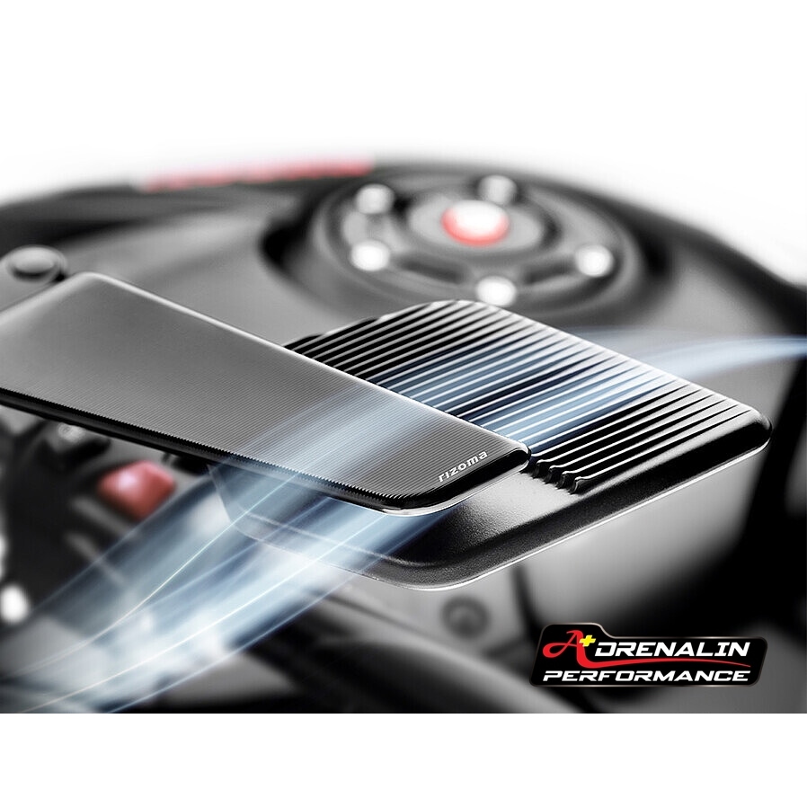 กระจกข้าง Rizoma stealth MAX สำหรับ รถ naked มองชัด กระจกบานใหญ่ ตัดแสง พับได้ ของแท้ italy