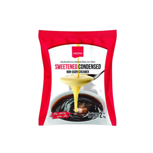 Aroma นมข้นหวาน ครีมเทียมข้นหวานชนิดพร่องไขมัน ตราอโรม่า 2 KG. – โปรปัง