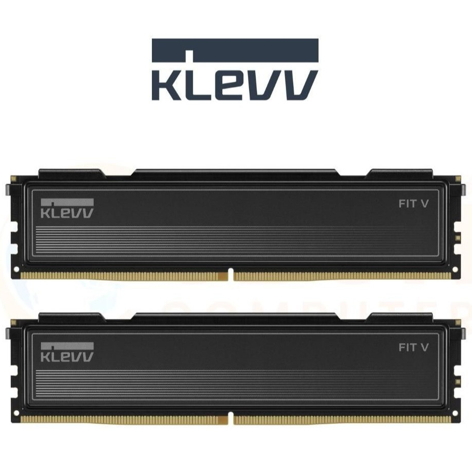 KLEVV FIT V DDR5 GAMING OC 32GB (16GBx2) 5600MHz JET BLACK