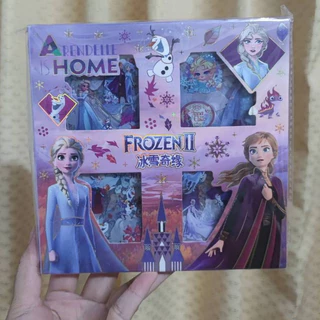 สติ๊กเกอร์ไดคัท ลายเจ้าหญิงเอลซ่า Frozen 96-100ชิ้น คละสี
