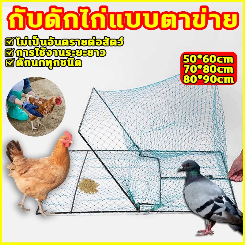 ที่ดักไก่ป่า กับดักไก่และกับดักนก กับดักไก่แบบตาข่าย กับดักนก 3สเปก ไม่สึกหรอง่าย ดักนกทุกชนิด