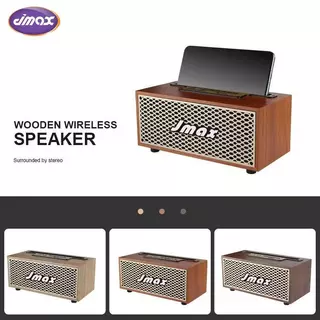 JMAX ลำโพงบลูทูธ JM-5E ลำโพงไม้ทรงวินเทจ 8W ของแท้ 100%