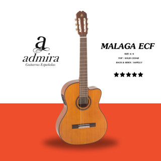 กีตาร์คลาสสิค Admira Malaga ECF Solid Top (Cedar / Sapelly),…