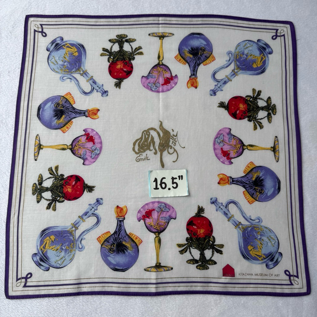 Kitazawa Museum Of Art ผ้าเช็ดหน้า ลายอาร์ทๆ