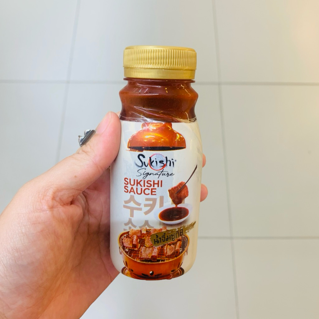 Sukishi BBQ Signature sauce น้ำจิ้มปิ้งย่างสไตล์เกาหลี ตีา ซูกิชิ Sukishi 170g ซอสบาร์บีคิวเกาหลี ซอ