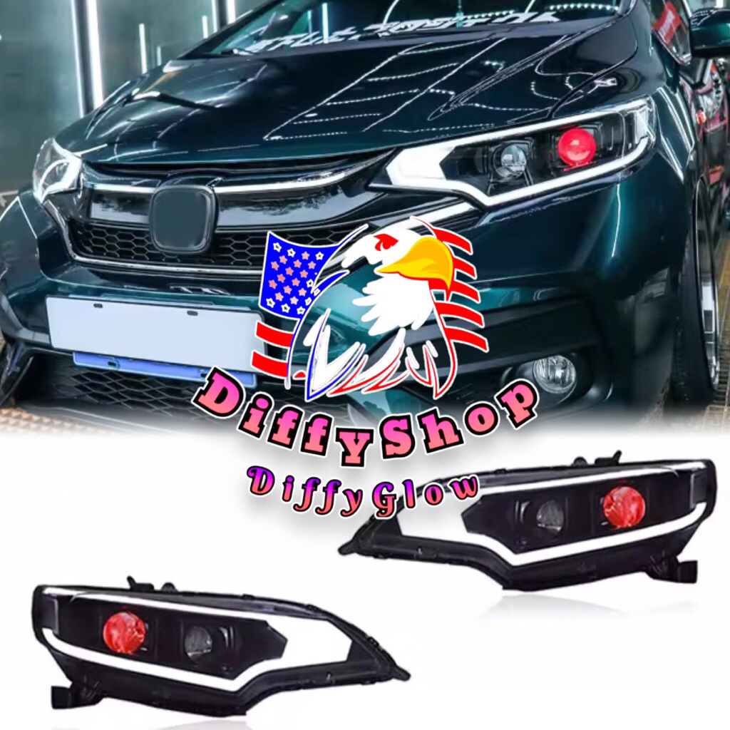 V.2ไฟหน้า Full LED Honda Jazz GK 2014-2024