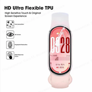 1-5PCS HD Clear Soft Hydrogel Film สำหรับ Xiaomi Mi Band 10 ฟิล์มป้องกันหน้าจอ Smartwatch สำหรับ Xiaomi Mi Band 7 8 9 10