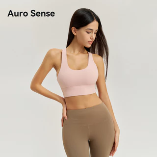 Auro Sense สปอร์ตบรา sport bra ออกกำลังกาย สำหรับ ผู้หญิง ออกแบบ สายเดี่ยวบาง ไขว้ด้านหลัง