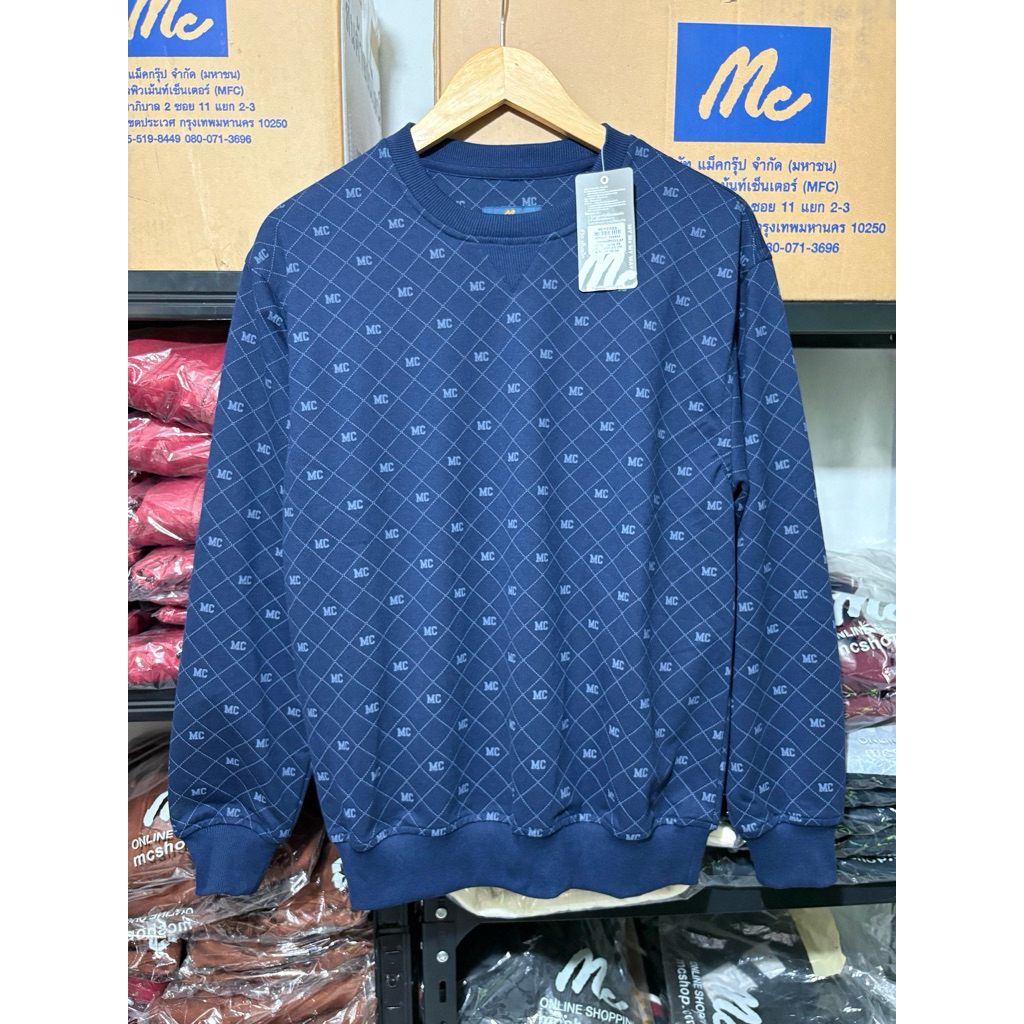 Mc jeans เสื้อสเวตเตอร์ สีกรมงานตามหา‼️