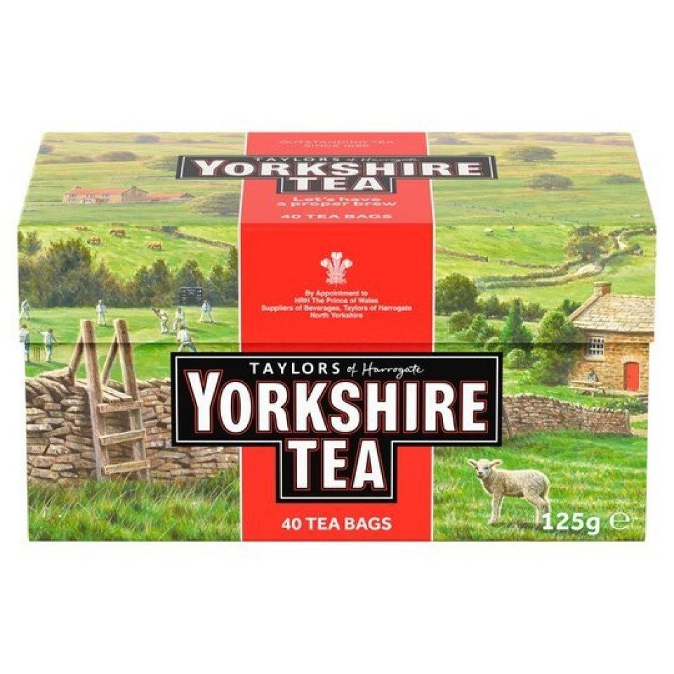 Taylors of Harrogate Yorkshire Tea เทย์เลอร์ ออฟ แฮร์โรเกต ยอร์คเชียร์ ชา 40 tea bags