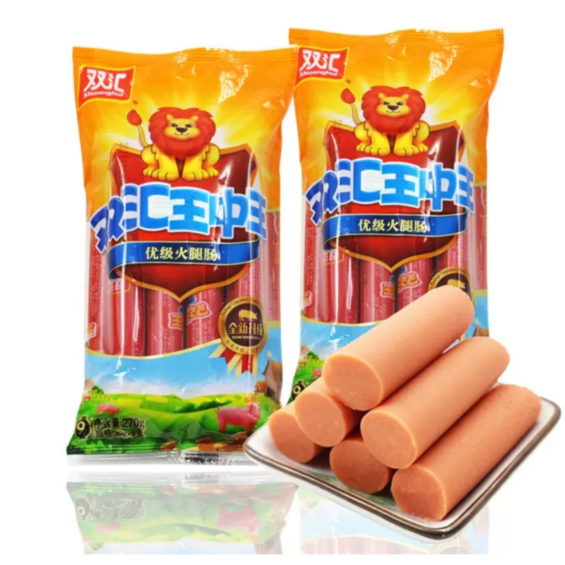 ไส้กรอก ไส้กรอกจีน ไส้กรอกแฮมไส้กรอกเนื้อสัตว์อาหารจานด่วน30g*9,40g*10,60g*10 เส้น อาหารจีน ไส้กรอกย่างบะหมี่กึ่งสำเร็จร