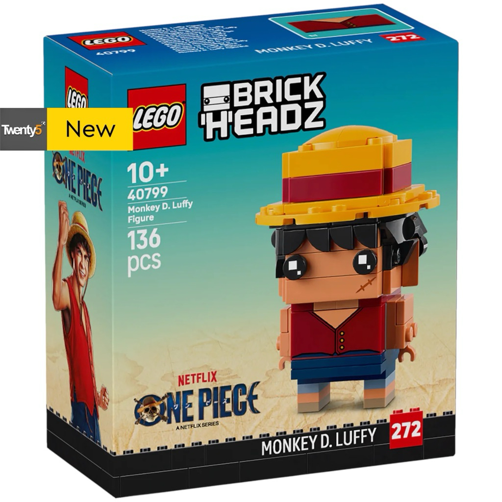 (พร้อมส่ง รับประกันกล่องสวย) Lego BrickHeadz 40799 Monkey D. Luffy Figure