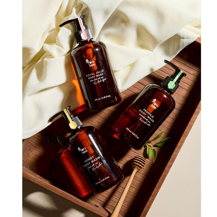 Fora Bee เจลอาน้ำสูตรน้ำผึ้ง สูตรนมผึ้ง สูตรพรอพอลิส ขนาด 250 มล.