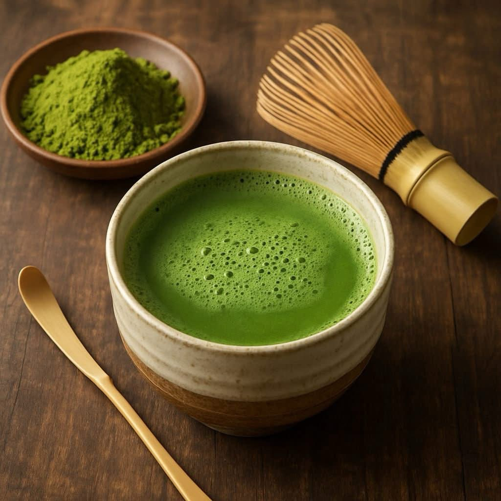 ผงชาเขียวมัทฉะเกรดพิธีการจากประเทศญี่ปุ่น🍃Wazuka Okumidori Matcha กลมกล่อม อุมามิ หอมอโรม่าชัดเจนจากญี่ปุ่นแท้ - รูปที่ 3