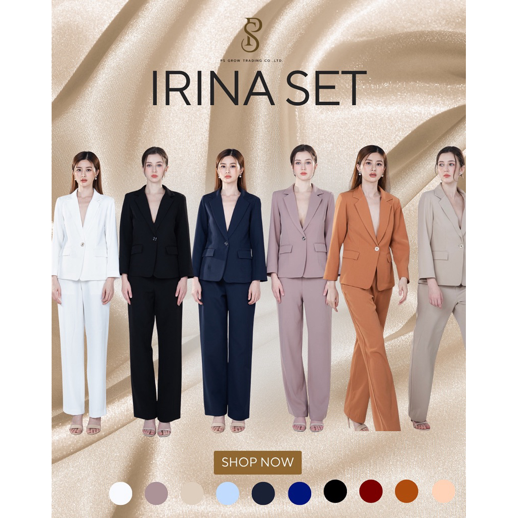VABENE Irina Suit Set ชุดเซ็ทสูท+กางเกง