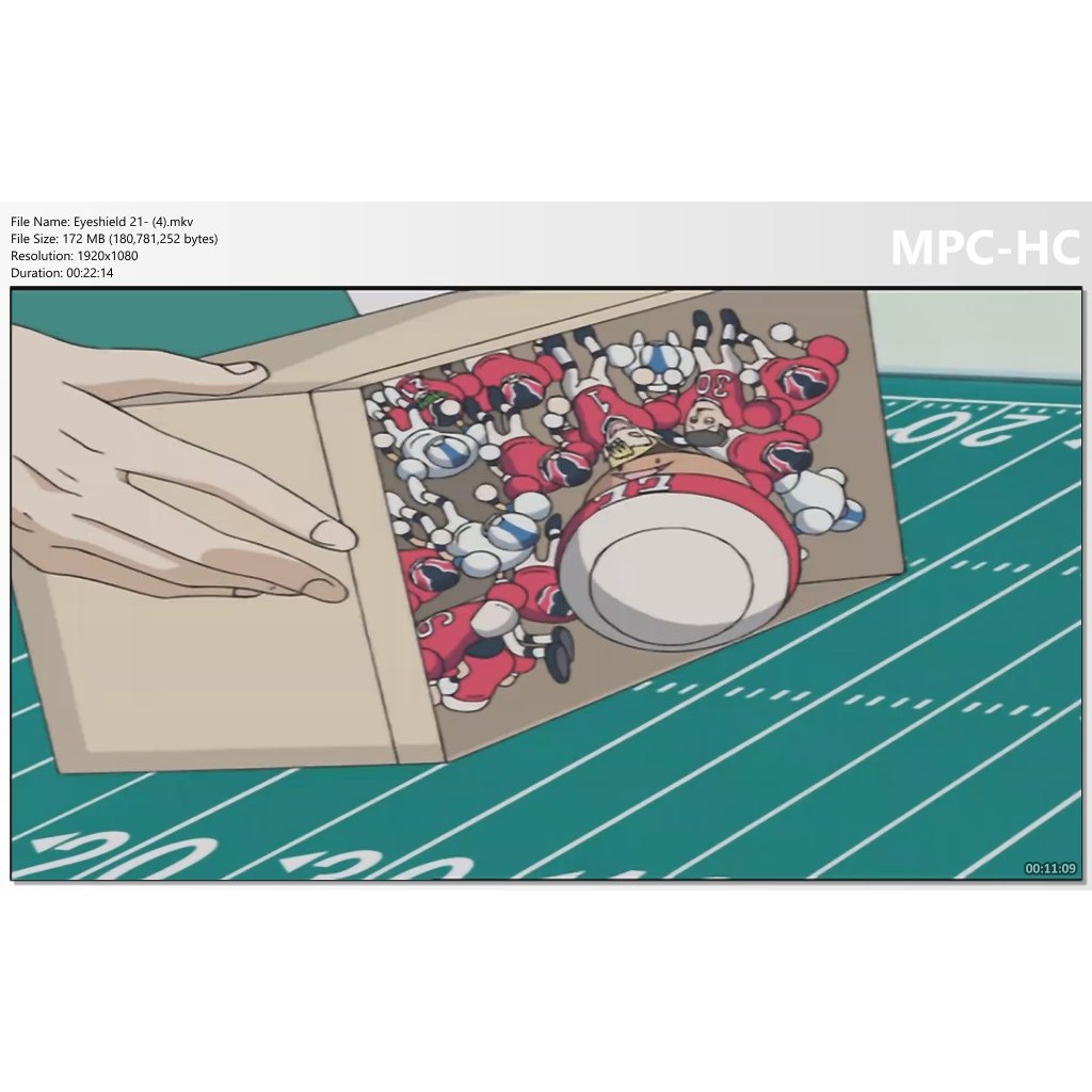 อายชีลด์ 21 ไอ้หนูไต้ฝุ่นมะกันบอล Eyeshield 21 อนิเมะ พากย์ไทย 1080p USB แฟลชไดร์ คอมพิวเตอร์ มือถือ แท็บเล็ต ราคา ถูกที่สุด ดีลบีเคเค แกลเลอรีภาพที่ 5