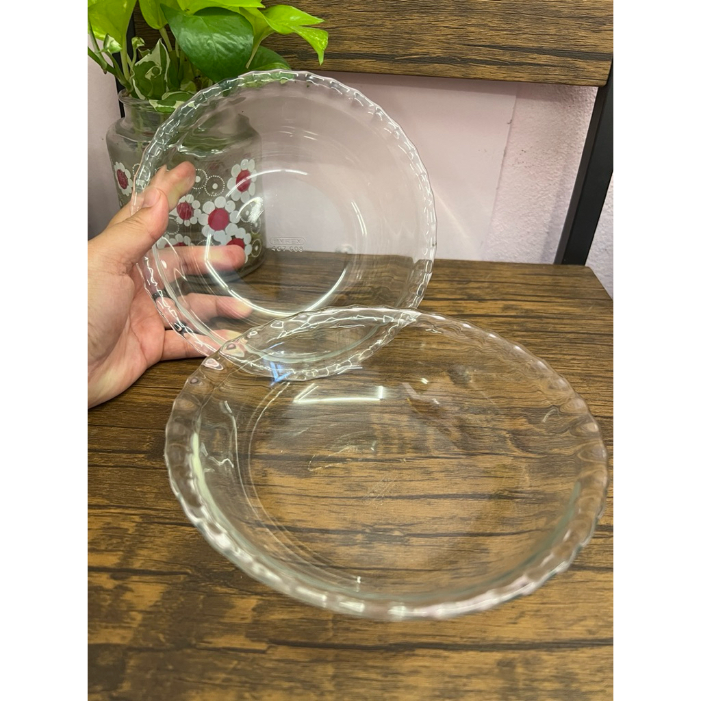 ชามแก้ว Pyrex ชุด 2 ใบ ขนาด 7x2”