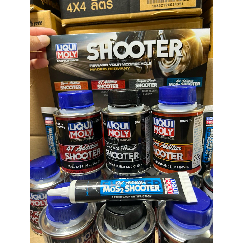 LIQUI MOLY SPEED SHOOTER มีให้เลือก 4 ตัว flush engine 4T additive MOS2