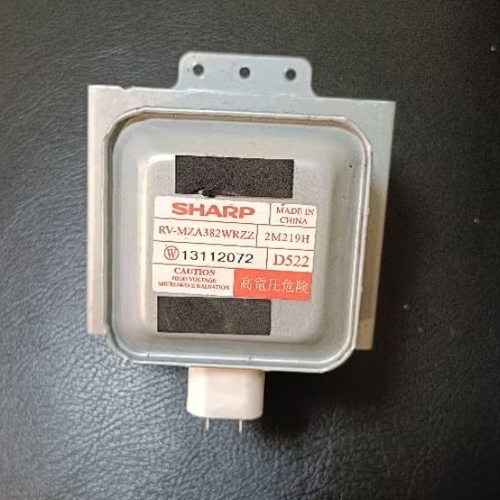 แม็กนีตรอนไมโครเวฟยี่ห้อSharpรุ้นRV-MZA382WRZZ(2M219H/สินค้าถอดแท้ใช้งานได้100%
