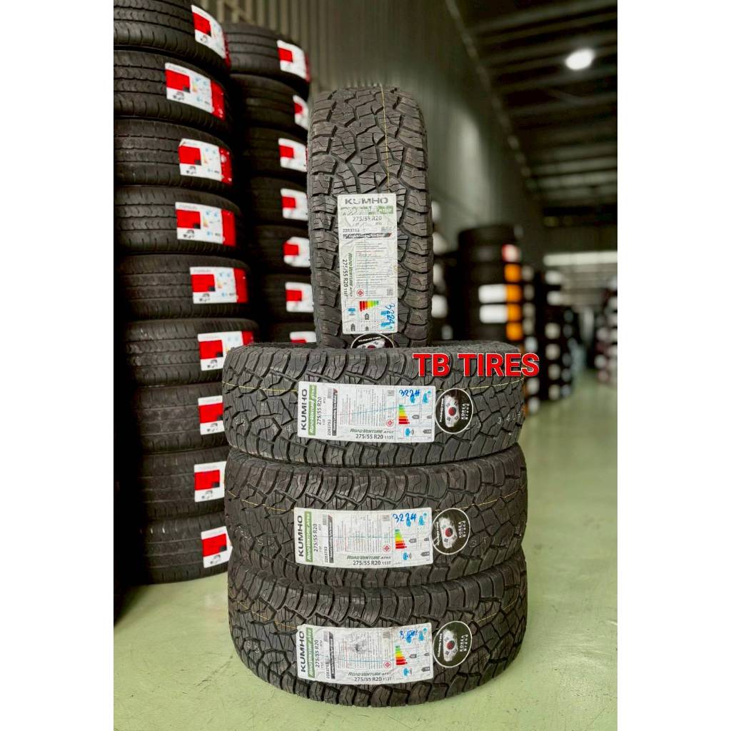 ยางรถยนต์ 275/55R20 ROADVENTURE AT52 113T // KUMHO (ยางใหม่ค้างปี 2024)