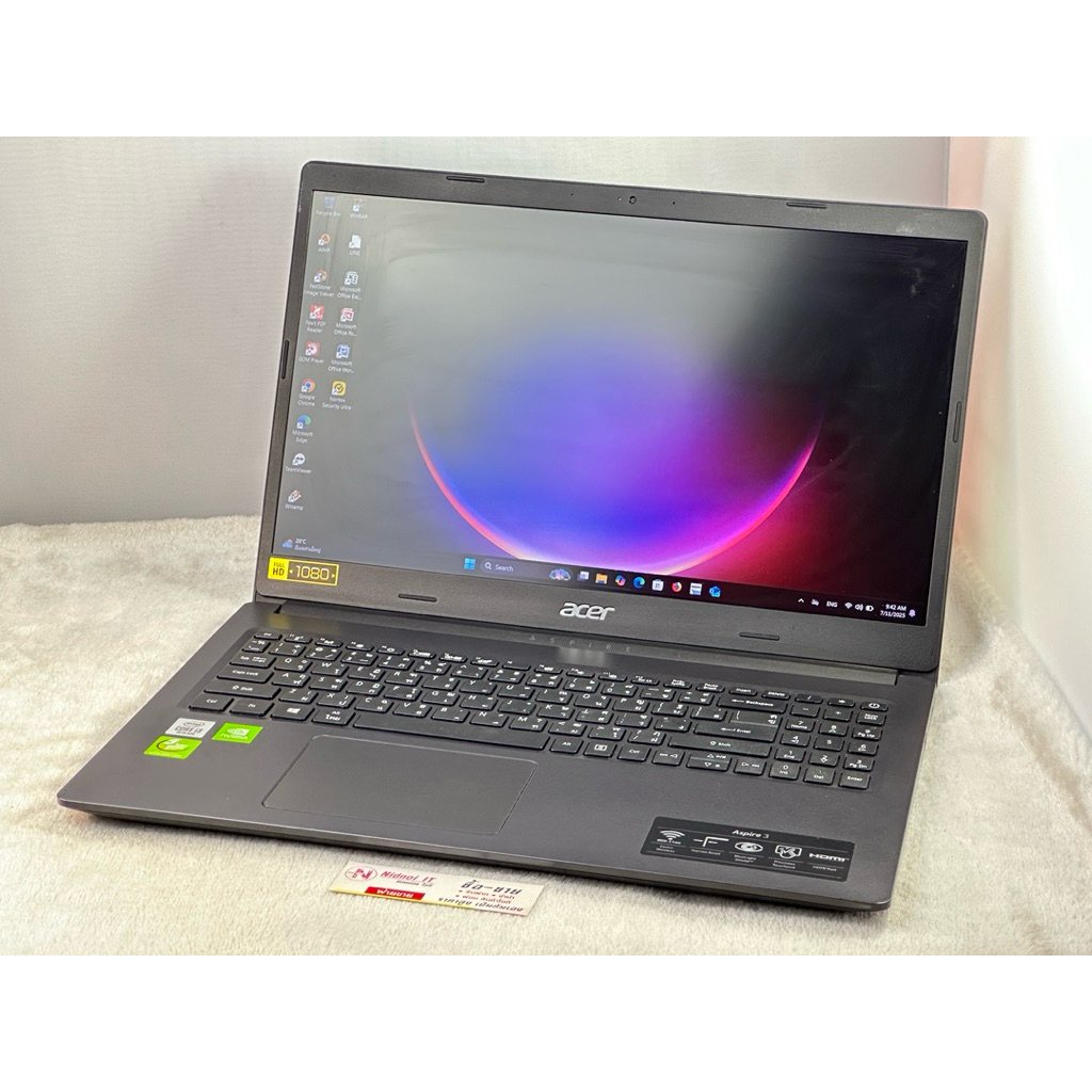 Acer Aspire 3 i3 Gen 10 การ์ดจอแยก Ram 8 A315-57G-31P9 (NB1420)มือสอง