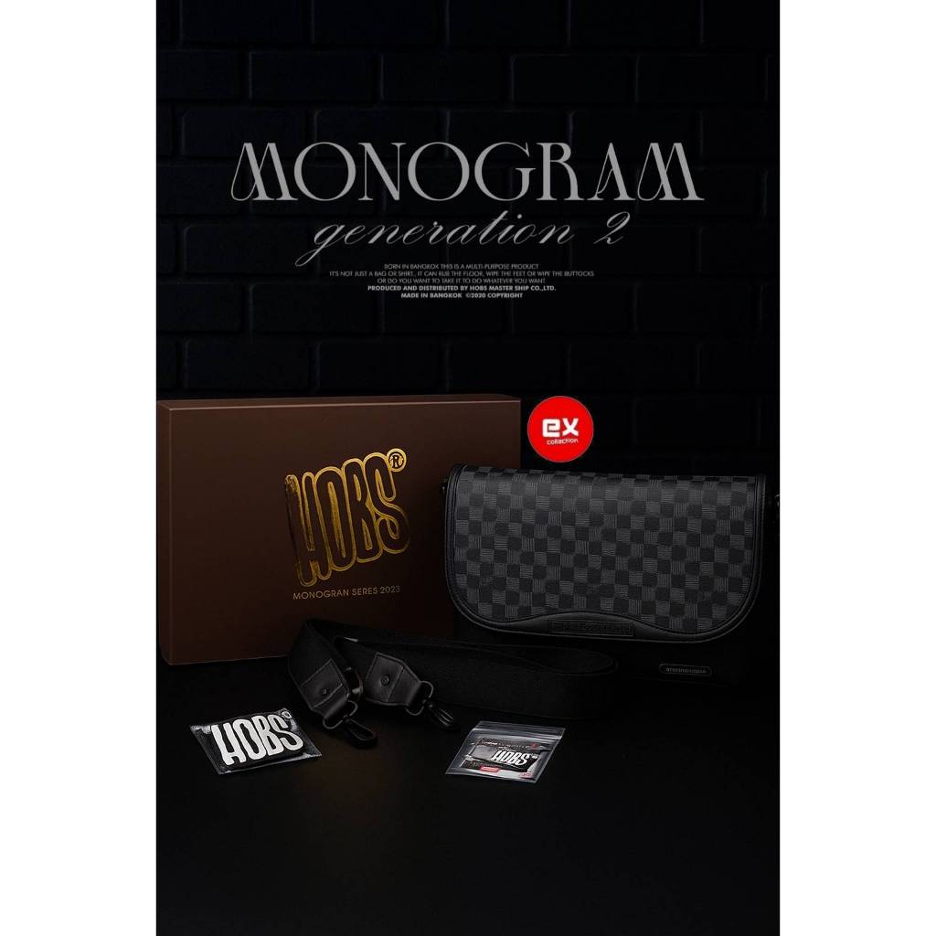 กระเป๋า Hobs monogram 2025 ขนาด 12นิ้ว แถมดันทรง+ถุงผ้า+เซททำความสะอาด - รูปที่ 6