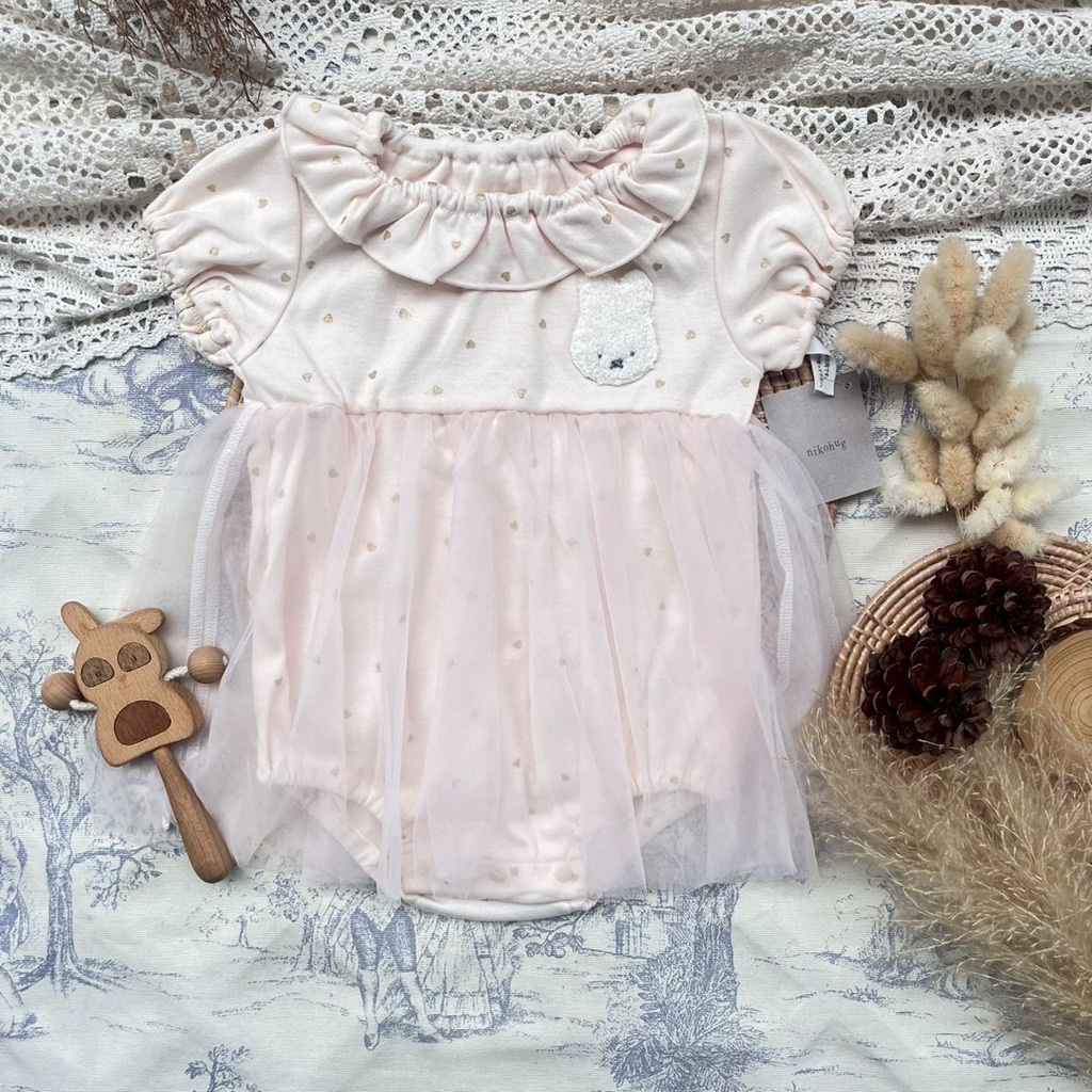 เสื้อผ้าเด็ก Miffy บอดี้เดรสสีชมพู *MF1