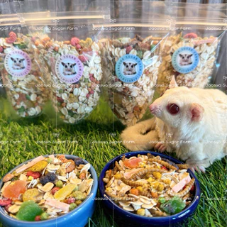 🌾🥝ชุดหัดเลี้ยง อาหารชูการ์ แฮมเตอร์ กระรอก ดอเมาท์ ขนาดทดลอง