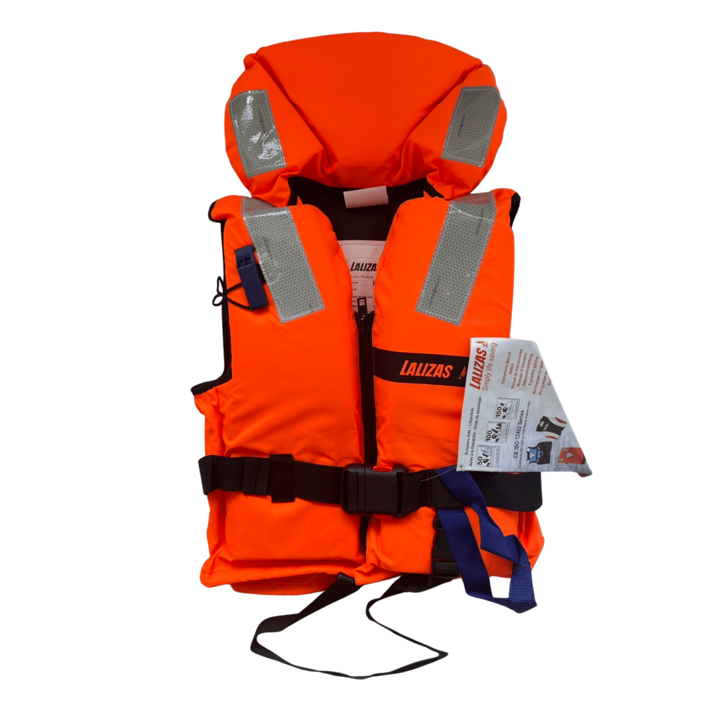 (สินค้ามีตำหนิ) เสื้อชูชีพมาตรฐานกรมเจ้าท่า ผ่านมาตรฐาน ISO Lalizas Lifejacket 100/150N,
