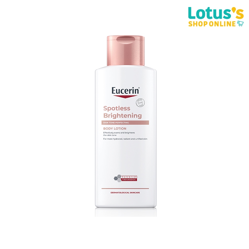 ยูเซอริน สปอตเลส ไบรท์เทนนิ่ง สกิน โทน เพอร์เฟคติ้ง บอดี้ โลชั่น 250 มล. EUCERIN SPOTLESS BRIGHTENING SKIN TONE