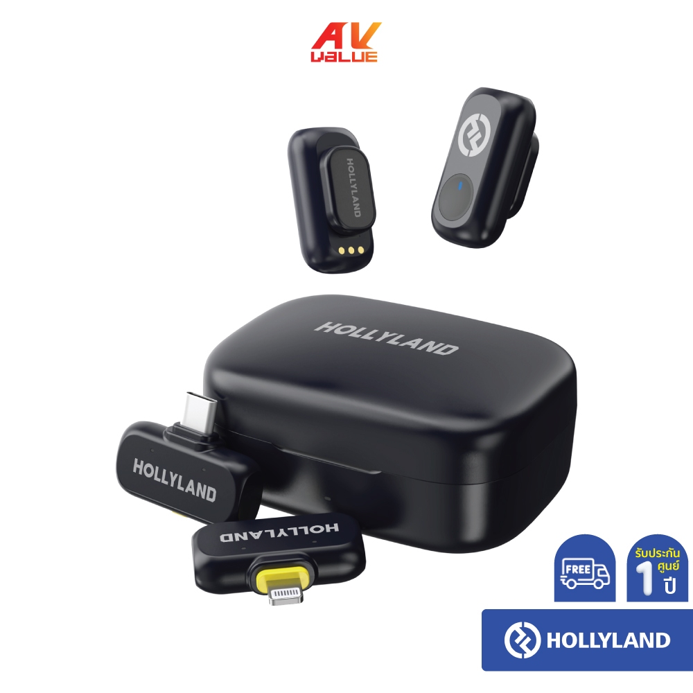 [Pre-Order] Hollyland Lark A1 Combo (Space Gray) (ไมโครโฟนไร้สาย)