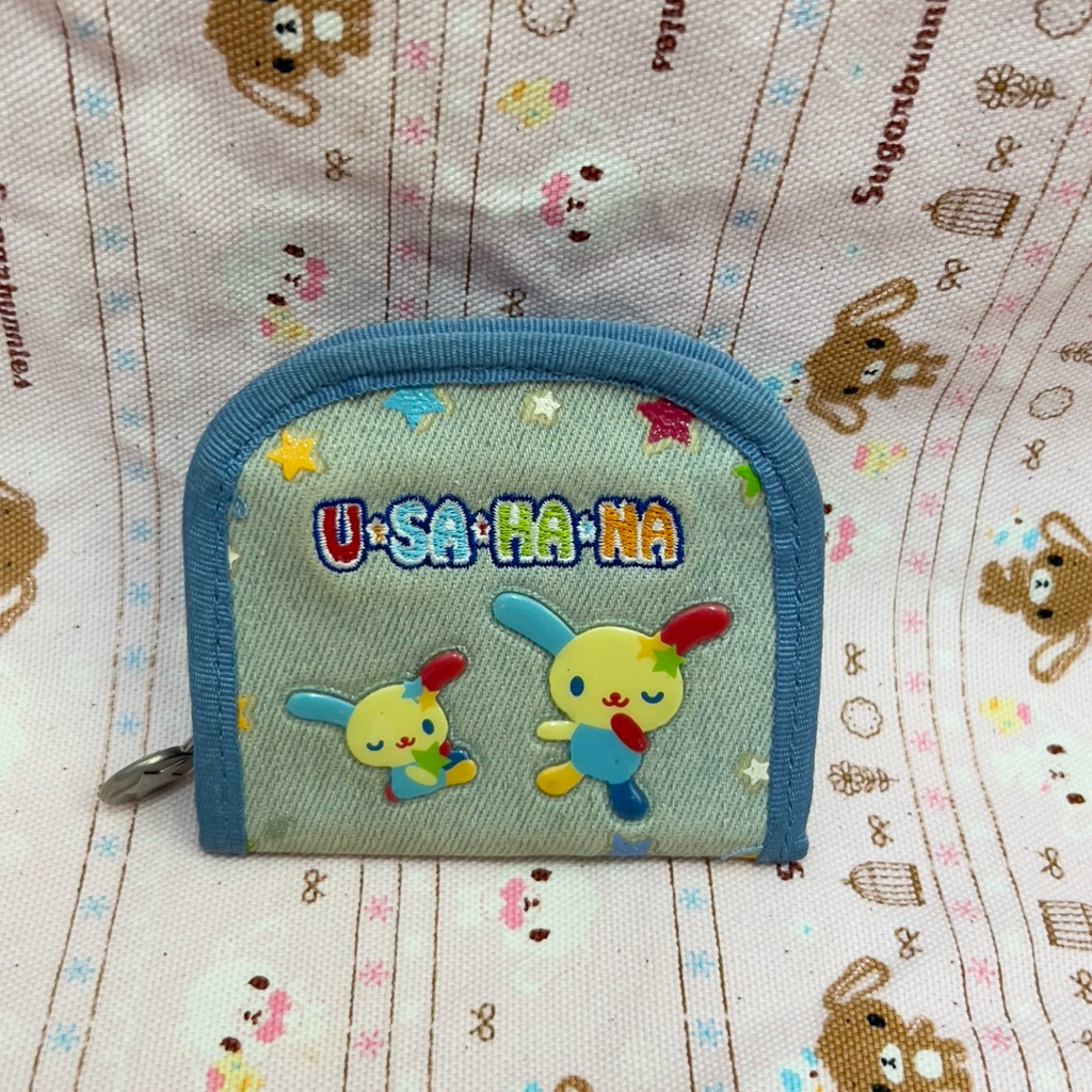 usahanaกระเป๋าผ้ายีนส์ใส่เหรียญของแท้