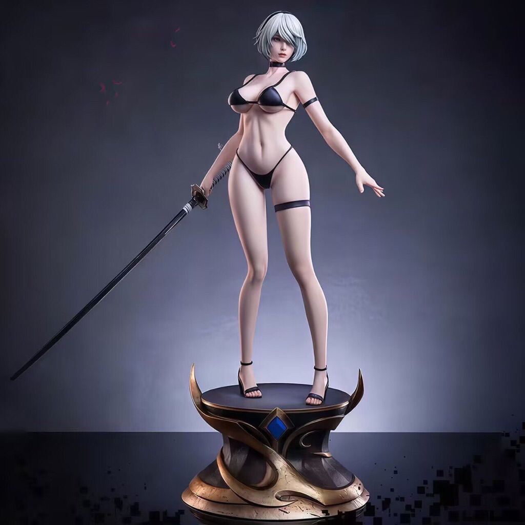 2B NieR:Automata YoRHa SEXY PVC Statue Figure 50 cm