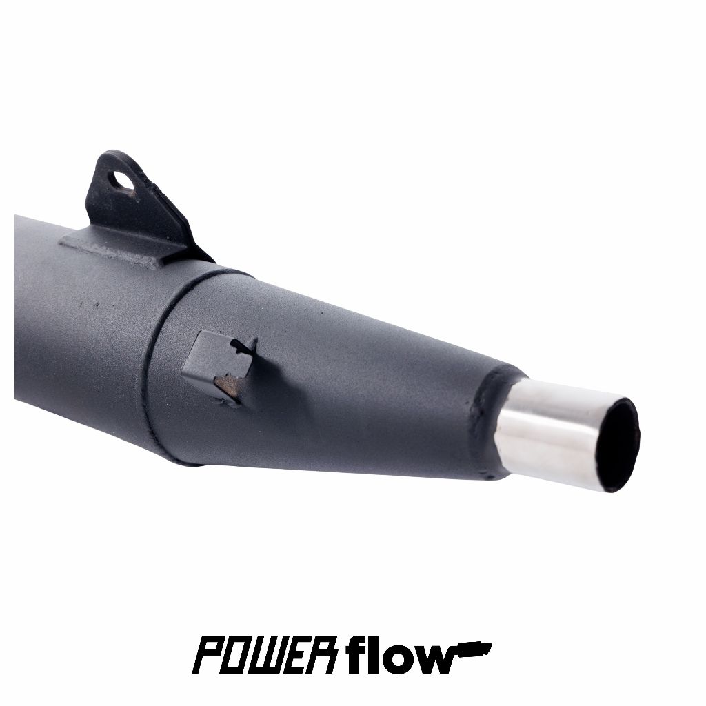 ท่อผ่าเวฟ 110i เสียงนุ่ม ท่อผ่าดัง ท่อเวฟ เวฟ110i 2014 2021 เวฟ125i LED 2023 2025 สีดำ คอไล่สเตป 25 28 มม เลสแท้ - รูปที่ 4